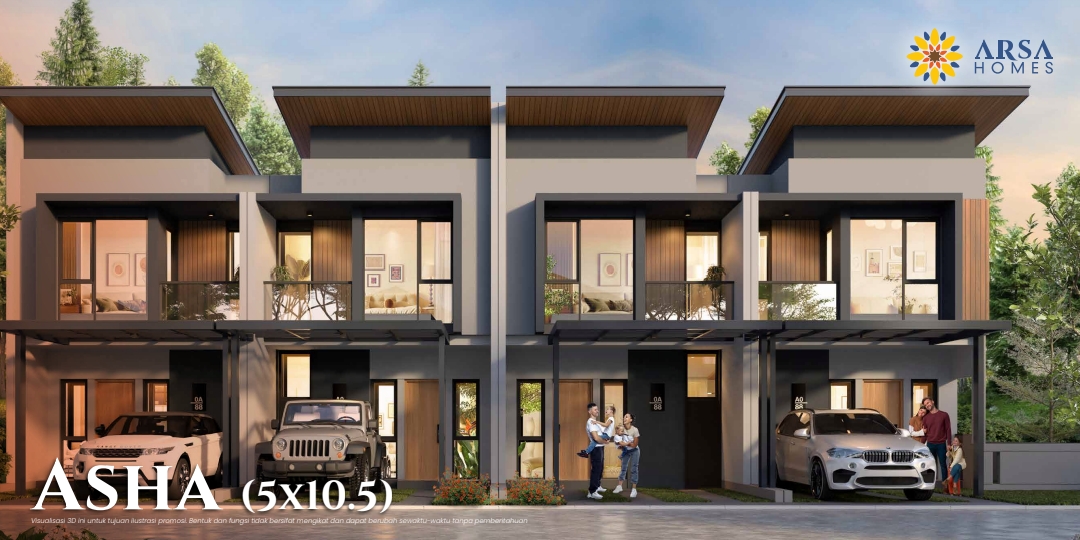Fasad Arsa Homes Tipe Asha