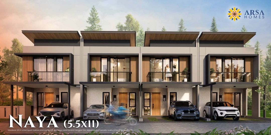 Fasad Arsa Homes Tipe Naya